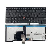 Tiugochr Repuesto para portátil con retroiluminación con teclado puntiagudo para Thinkpad T440 T440P T440S T450 T450S T460 T431 T431s E431 E440 L440 L450 T440E 01AX310 20AN 20AW C022253 04Y0891
