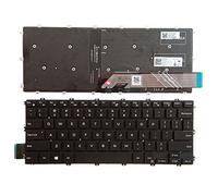 Tiugochr Teclado de repuesto para portátil Dell Inspiron 7386 7380 7580 7586 5580 5582 5585 5480 5481 5482 5485 Latitude 3400 3310 3390 P92G P93G 11G G PPPP77F