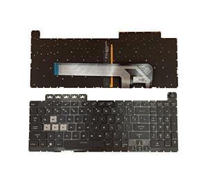 Tiugochr Teclado de retroiluminación colorido para ASUS TUF Gaming F15 FA506 FX506 FX506U FX506II FX506IH FX506LI FA506Q FX506L FA506U F17 FX706 FA706 FX706LI AEBKXU00010 - -