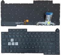 Tiugochr Teclado retroiluminado de repuesto para portátil Asus Rog Strix G15 G513 G513Q G513QM G513QY G513QC 90NR0802-R32US0