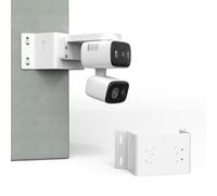 TIUIHU Soporte angular para TP-Link Tapo C246D/C400 (Kit)/C460/C236/C216/C217/C113 cámara de vigilancia exterior, soporte de pared de cámara de aluminio, soporte antioxidante, blanco