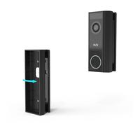 TIUIHU Soporte de esquina ajustable (0 - 45 grados) para timbre de puerta inalámbrico de seguridad eufy con cámara C31, soporte de ángulo ajustable para puerta de seguridad eufy video doorbell C31