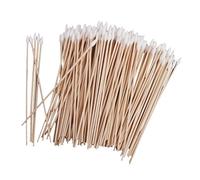 Tiuimk Hisopos de algodón de limpieza de productos electrónicos de madera puntiagudos de 15 cm, bolsa de 200 unidades, ideal para limpieza y mantenimiento