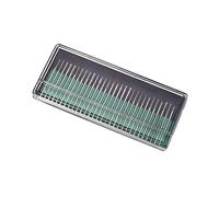 Tiuimk Juego de 30 fresas de diamante para tallar, vástago de 2,3 mm, varias formas y tamaños, ideal para taladros eléctricos profesionales, tallar, moler y grabar en múltiples materiales