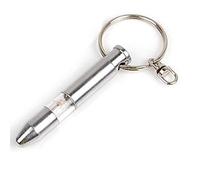 Tiuimk Llavero antiestático, eliminador estático, llavero con forma de bala, color aleatorio, Aleatorio, 5 cm, Cadena