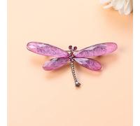 TIVAS Broche de libélula de Cristal de Color, Broche de Insecto para Mujer, Pin, Vestido, Abrigo, Accesorios, Regalo de joyería