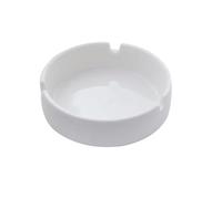 TIVAS Cenicero de cerámica Blanca para Cigarrillos, hogar, Oficina, Soporte para Bandeja de Ceniza Redonda portátil, Accesorios para Fumar, Regalo para Novio