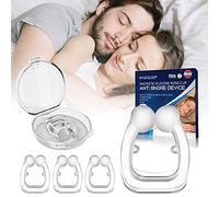 Tivcroxs 2025 Versión Mejorada Dilatador Nasal Anti-Ronquidos,Clip Nasal Magnético Nose Clip Silicona,Dejar de roncar,Mejora la Respiración Nariz Clip para Ayudar a Dormir Apnea del Sueño