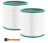 Tivcroxs Dyson TP02 - Paquete de 2 filtros HEPA de repuesto para purificador de aire Dyson Pure Cool Link TP01, TP02, TP03, AM11, BP01, purificador de aire de torre, comparar con la pieza # 968126-03