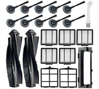 Tivcroxs - Juego de 20 piezas de repuesto para robot aspirador Shark ION R85 RV850 S86 S87 S88 R71 R72 R75 RV761 RV771 RV871 AV751 AV752 AV753, 2 cepillos principales y 5 filtros y 10 cepillos laterales &1Pre-filtro &1Brush Protect Guard