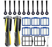 Tivcroxs Kit de accesorios para robot aspirador Shark IQ RV1001AE RV1000 RV1001 AV970 AV993 RV912S AV1002AE UR1000SR QR1000SB UR1005AE AV1102ARUS, 2 cepillos principales, 6 filtros, 10 lados
