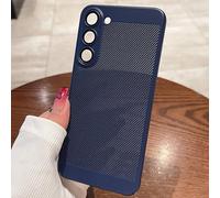 Tivenfezk Nadoli - Funda protectora de disipación de calor para Samsung Galaxy S24, material de policarbonato duro, transpirable, cubierta hueca delgada con protector de lente de cámara