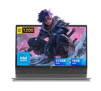 Tivique Ordenador Portátil 16 Pulgadas Full HD 16GB DDR4 512GB SSD Ampliable hasta 2TB, N97, Cámara con Obturador Físico, Larga Duración, Ideal para Oficina y Estudio