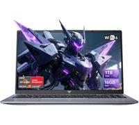Tivique Ordenador portatil Gaming 15,6 Pulgadas Ryzen 7 5825U (hasta 4,5 GHz) Laptop DDR4 16 GB RAM 1 TB SSD Doble Ranura M.2 Ampliable 4 TB WiFi 6 Type-C 54,72 WH