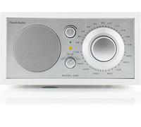 Tivoli Audio Model One Radio Am/FM de Mesa clásica (Blanco/Plateado)