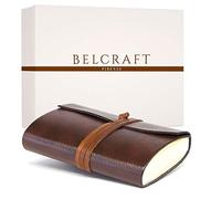 Tivoli Diario Pequeño de Piel reciclada, Modelo Clásico Italiano Hecho a Mano, Incluye Caja Regalo Especial (9x13 cm) Marrón