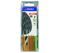TIVOLY 10803770001 - Estuche C5 HEXA Broca MADERA 3 PUNTAS HEXA ø 3-4-5-6-8 mm