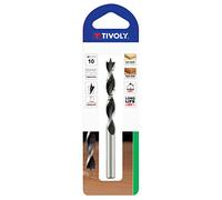 TIVOLY 10863820900 - Broca madera 3 puntas EXTRA de 9 mm largo 125 mm profundidad de corte 81 mm con mango cilíndrico (Envase de 6 pz.)