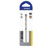 TIVOLY 10900220500 - Blister BROCA HORMIGÓN EXTRA de 5 mm largo 85 mm profundidad de corte 50 mm con mango cilíndrico (Envase de 2 pz.)