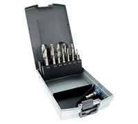TIVOLY 11437070001 - Estuche de 12 brocas HSS de 6,35 mm Fhx12 Hexa, contiene Ø 3 a 7 mm por 1/2+8+9+10 mm