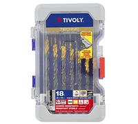 TIVOLY 11453170006 Ranger - Juego de brocas de acero inoxidable (18 piezas)
