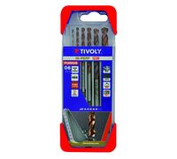Tivoly 11454170005 - Juego de 6 brocas metálicas (10 unidades, DIN 338FURIUS HSS, revestimiento de furio, diámetro de 1 a 10 mm)