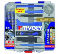 Tivoly 11501570042 0, Gris, Set de 57 Piezas, gris