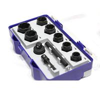 TIVOLY 11521470002 - Juego Sockets extrator 10 Pcs (Envase de 10 pz.)