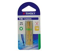 TIVOLY 11522420002 - Juego de 3 puntas de atornillado torsion para tornillos Torx Tx25-30-40, longitud 50 mm, destornillador