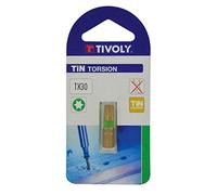 TIVOLY 11522521000 - Puntas de atornillado torsion Tin para tornillos Torx Tx10 set destornilladores