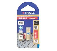 TIVOLY 11523220200 - Puntas de atornillado para tornillos Pozidriv Pz2