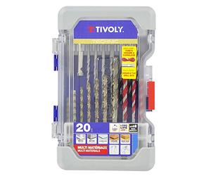 Tivoly 11901170054 maletín Ranger T20 Mixta agujeros Metal, madera, hormigón, Azulejos, Ceram