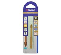 TIVOLY 12000420400 - Broca de cristal técnico, cola hexagonal de 4 mm de diámetro, brocas planas