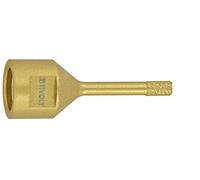 Tivoly 12010920600 - Broca de diamante seco M14, diámetro 6 mm, L35 mm, para amoladora