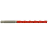 TIVOLY - Broca 2 en 1 hormigón/azulejos de alto rendimiento Ø10 mm/L160 mm - Perforación de azulejos - loza, hormigón vibratorio y piedra - Cola SDS+ para perforador