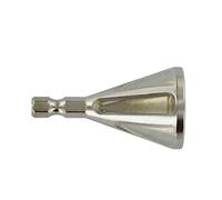 TIVOLY - Fresa Para Desbarbar HCS - Para Varillas Roscadas y Tubos de Metal o Plástico Ø 7-22 mm - Vástago Hexagonal 6,35 mm - Sistema Quick Change