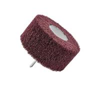 TIVOLY - Rueda Abrasiva de Espuma para Taladro - Nylon extruido + Granos de Corindón - Grano 80 - Limpieza y Decapado de Todas las Superficies de Madera y Metal