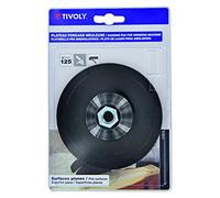 Tivoly XT10162016016 - Bandeja para pulverizador automático (goma, diámetro M14, 125 mm), color negro