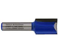 Tivoly XT60642067839 - Fresas de corte recto (2 cortadores rectificados con diamante, diámetro de 15 mm)