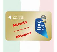Tivusat HD Oro Mapa Activado Italiana HD / 4K Canales - Inmediato Startklar