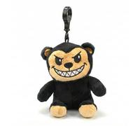 Tiwoca Llavero de oso de peluche de 13 cm - Peluche travieso como amuleto de la suerte para viajar - Ángel de la guarda único como regalo para niños y adultos