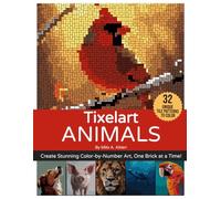 Tixelart Animals: Create Stunning Color-by-Number Art, One Brick at a Time!