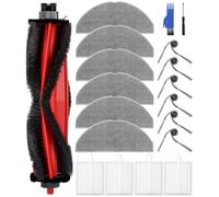 Tixexo Kit Accesorios Recambios para Roborock Q7 M5/Q7 M5+/Q7 L5/Q7 L5+ Aspiradora, 1 Cepillo Principal, 4 Filtros HEPA, 6 Paños de Limpieza, 6 Cepillos Laterales, Repuestos para Roborock Q7 M5