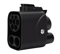 Tixiyu Adaptador CCS2 a CCS1 de Alta arga Rápida para Vehículos Eléctricos Estuche Portátil Incluido