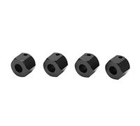 Tixiyu Adaptador de Cubo de Rueda Hexagonal RC para Coche Trepador de Control Remoto 1/10, Pieza de Mejora de Rendimiento Resistente y Duradera (10mm)