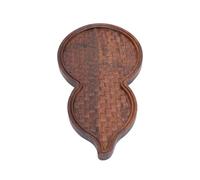 Tixiyu Bandeja de Tetera China, Bandeja Artística en Forma de Calabaza para Servir té para la Vida Zen Moderna