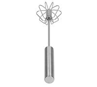 Tixiyu Batidor de Huevos de Acero Inoxidable Mezclador Manual Duradero para Uso en la Cocina Aplicable para Batir Salsas, Masa, Batidos, Batidor de Huevos para Mano de Acero Inoxidable (30,5 cm/12