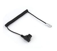 Tixiyu Cable Adaptador de Corriente en Espiral DAP B Macho a BMPCC 4K Hembra - Fuente de Alimentación Confiable para BMPCC4K, Portátil y Liviano - Adecuado para Cineastas y Fotógrafos - Plástico +