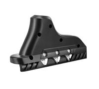 Tixiyu Cepilladora de madera de triple paleta/cortador de ala para carpintería limpia, perfecta cepilladora manual de ángulo de 35° para manualidades de madera blanda, ABS negro 9.06 x 4.92 x 2.36