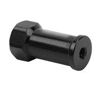 Tixiyu Columna de neumático de repuesto de metal precisa, piezas de modificación de aleación de aluminio mejoradas para 1/10 RC Crawler D90 LC80 Wrangler Hard Shell (negro)
